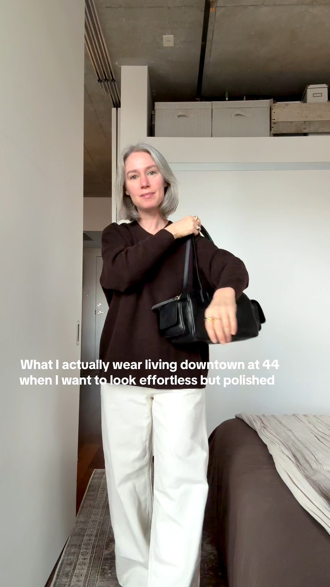 My favourite jeans from H&M, I have them in 2 different washes. Nothing like white/cream denim for fall paired with dark brown 🤌🏻

#LTKjeans #LTKfall #LTKcanada