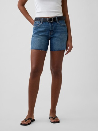 5" Mid Rise Soft Denim Shorts | Gap Factory