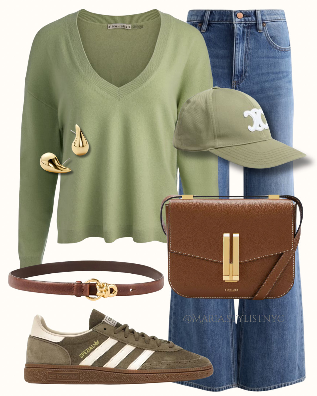 @aliceandolivia #ad #sponsored

Olive + denim, always a yes 💚👖 

 #LTKootd #LTKSeasonal #LTKSaleAlert