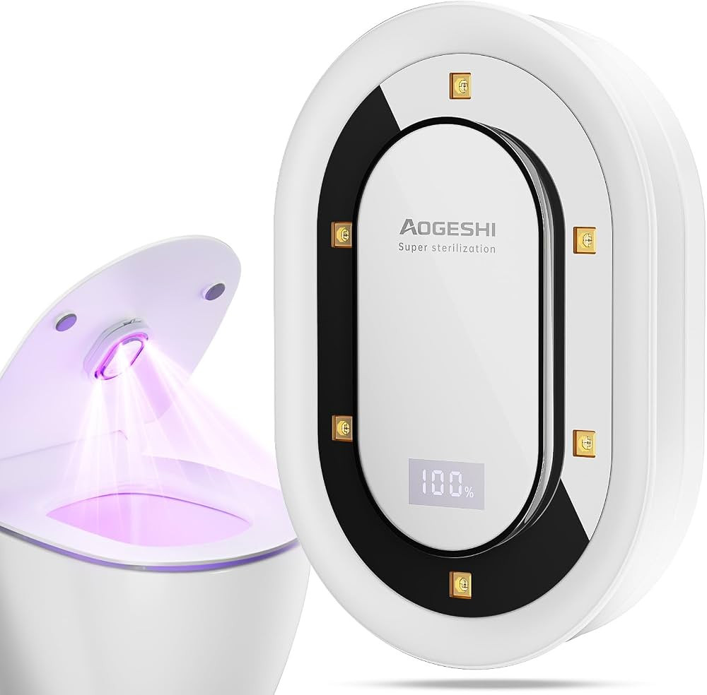 UV-C Toilet Lid Sanitizer, Hands-Free 99-Second Auto Cycle, Helps Sanitize & Reduce Odors, No Har... | Amazon (US)