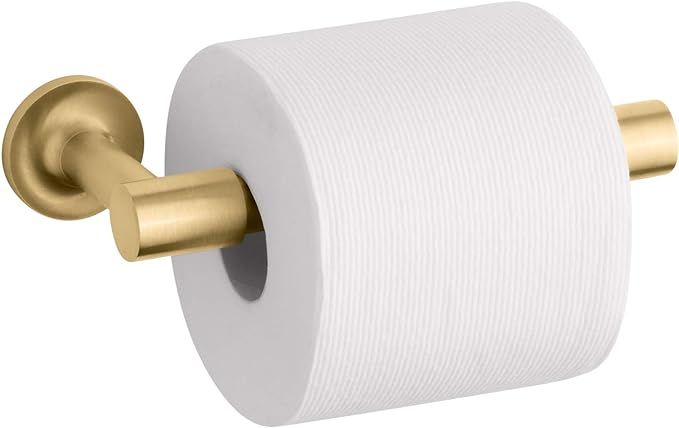 Kohler K-14377-2MB Purist Toilet Paper Holder, Vibrant Brushed Moderne Brass | Amazon (US)