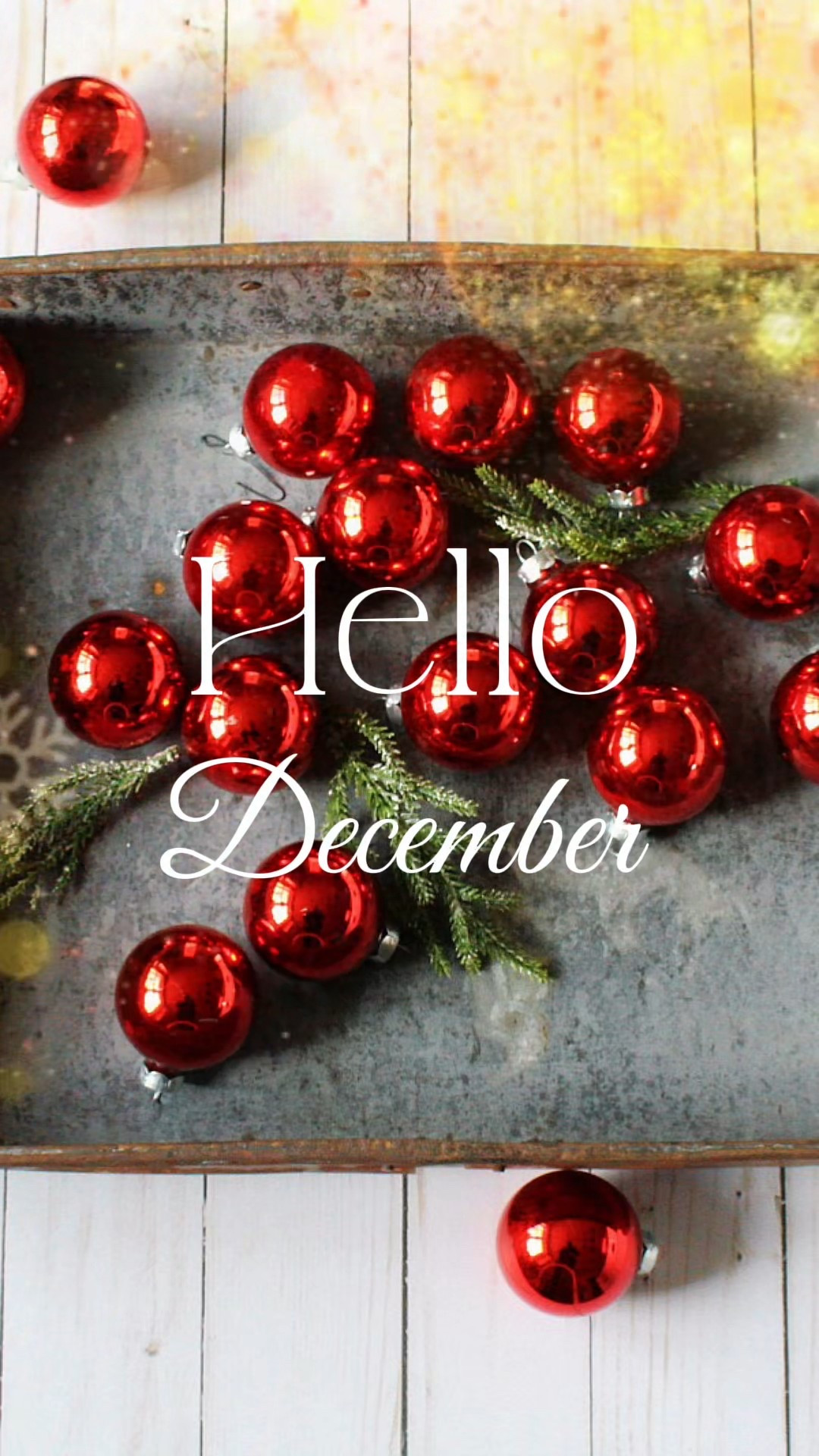 Simple intention Christmas Decor 