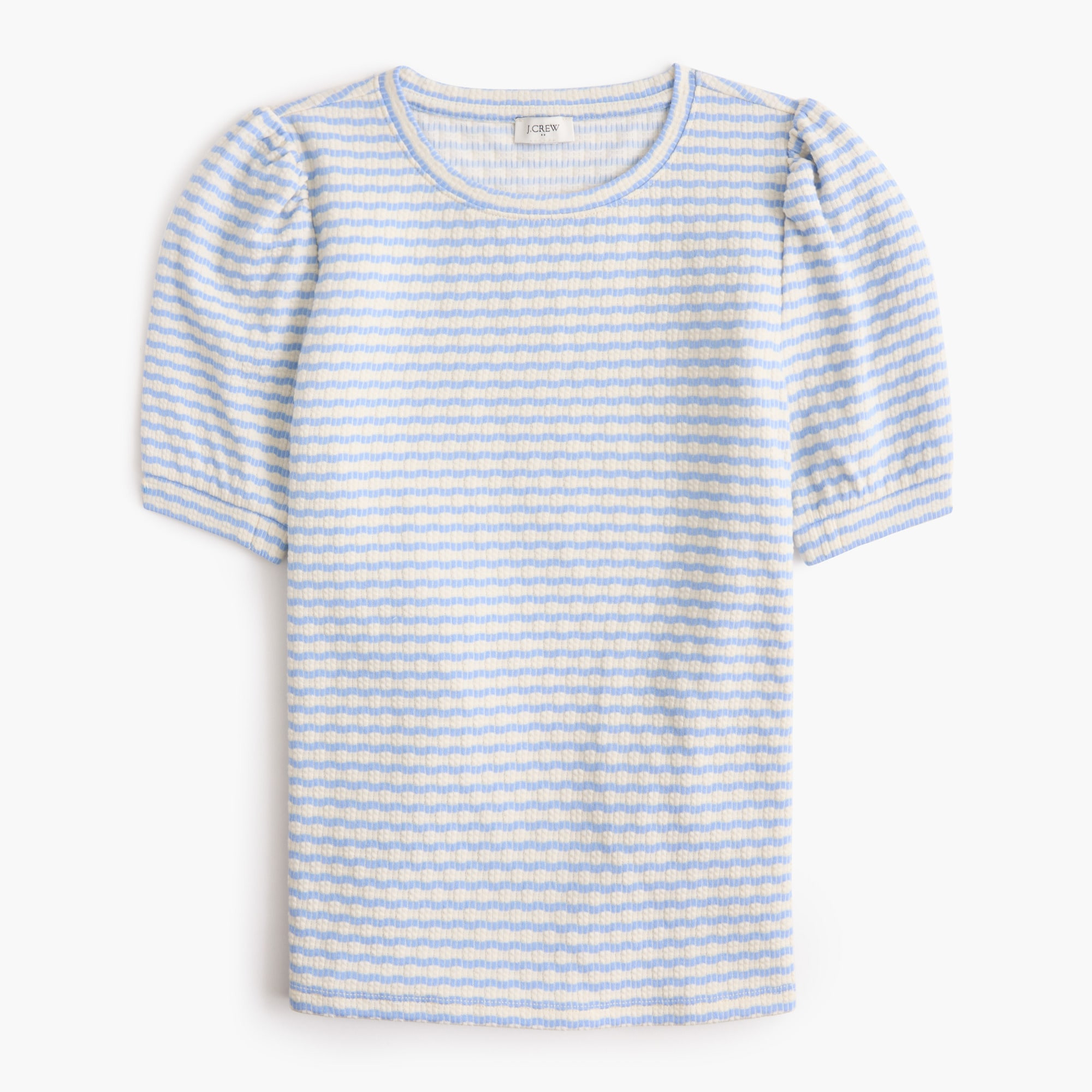 Textured puff-sleeve tee | J.Crew Factory