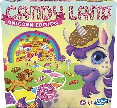 Candy Land Unicorn Edition Board Game, Preschool Game, No Reading Required Game for Young Childre... | Amazon (US)