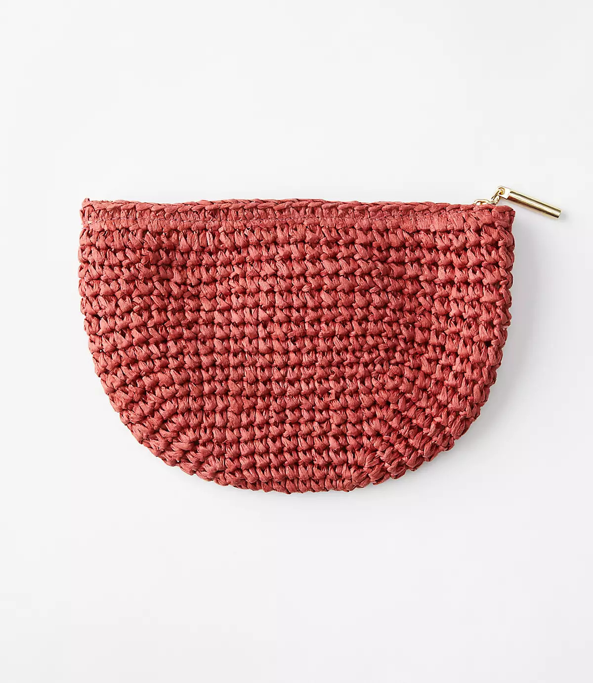 Straw Zip Pouch | LOFT