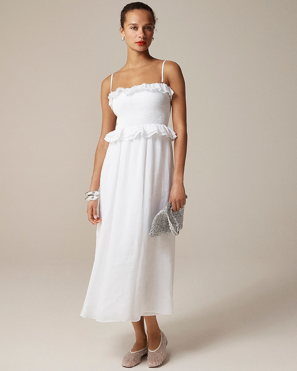 Tall Ravenna dress in ramie | J. Crew US