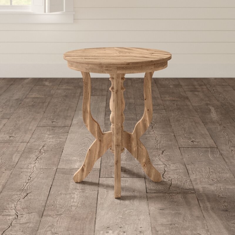 Natural Wood Ignazio Pedestal Table | Wayfair North America
