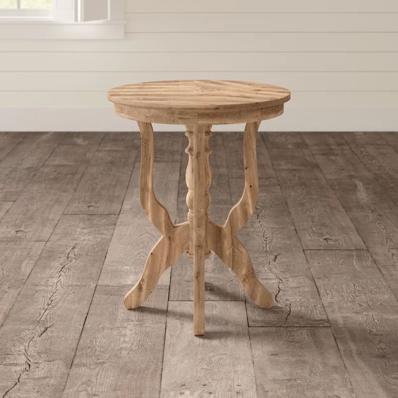 Natural Wood Ignazio Pedestal Table | Wayfair North America