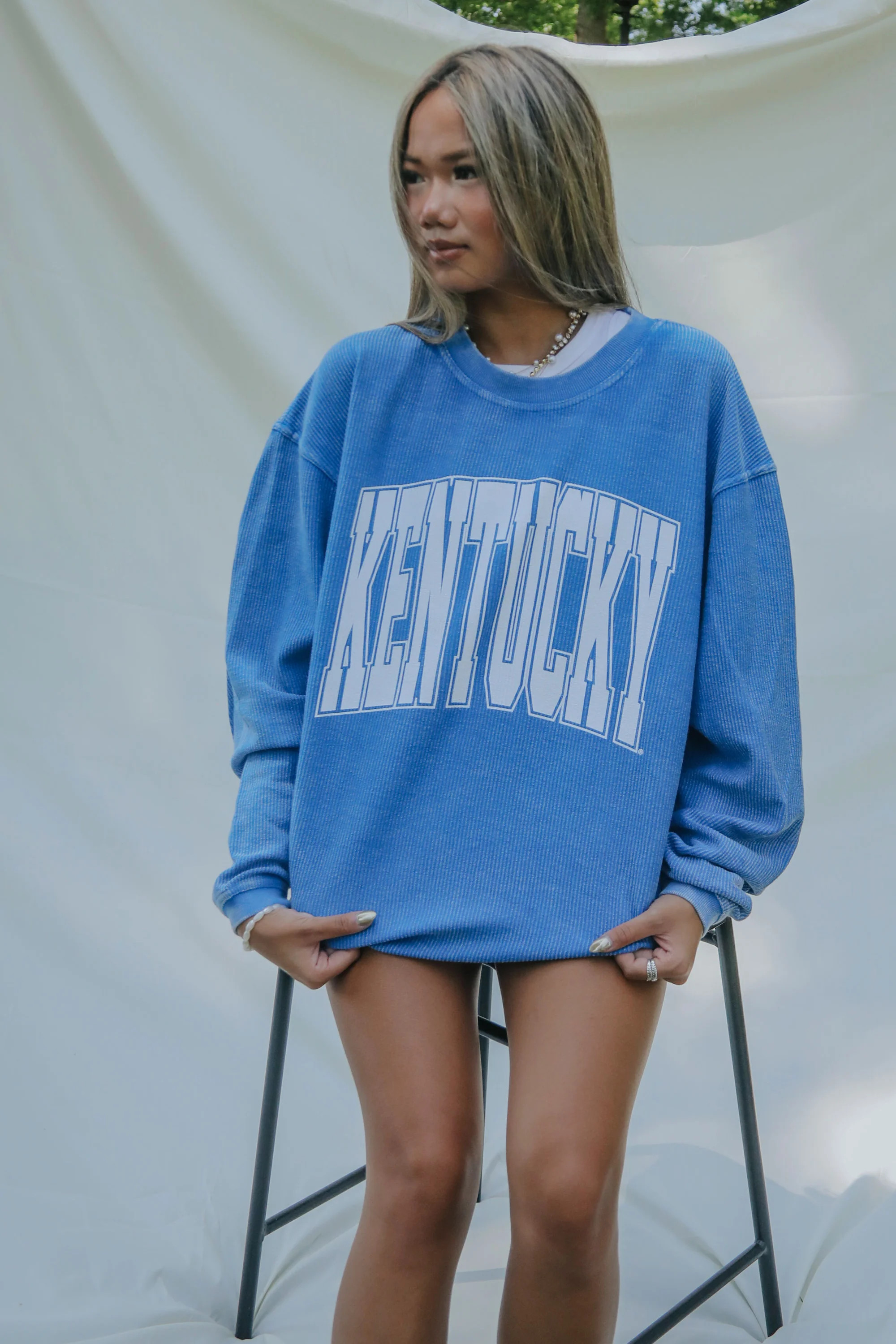 charlie southern: kentucky collegiate corded sweatshirt - 2023 | RIFFRAFF