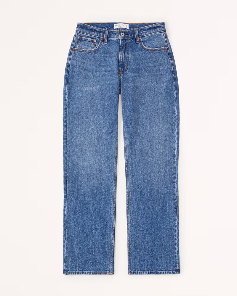 Curve Love Low Rise Baggy Jean | Abercrombie & Fitch (UK)