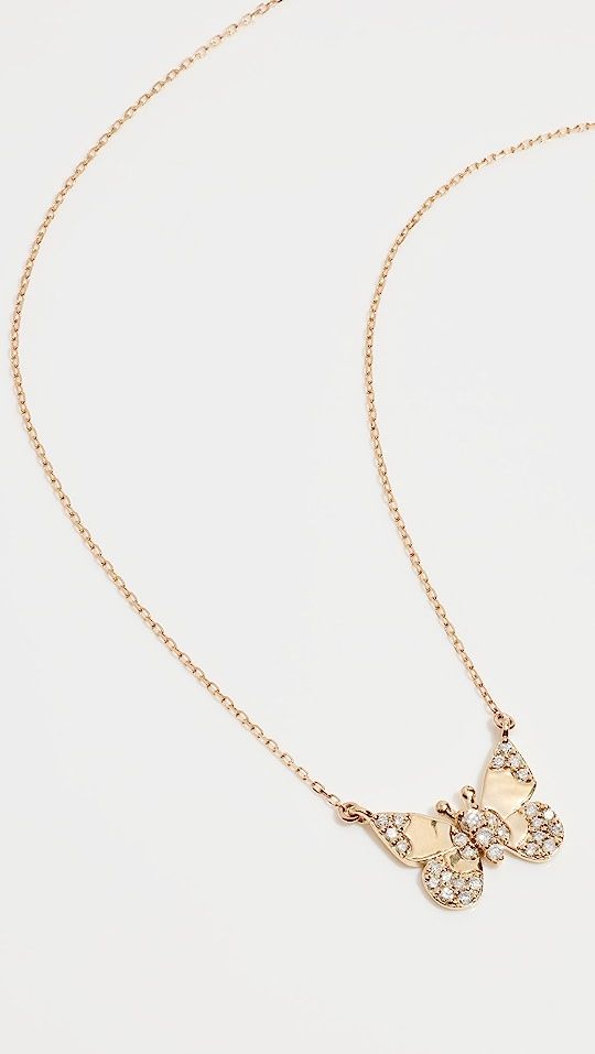 Adina Reyter 14k Enchanted Diamond Butterfly Necklace | SHOPBOP | Shopbop
