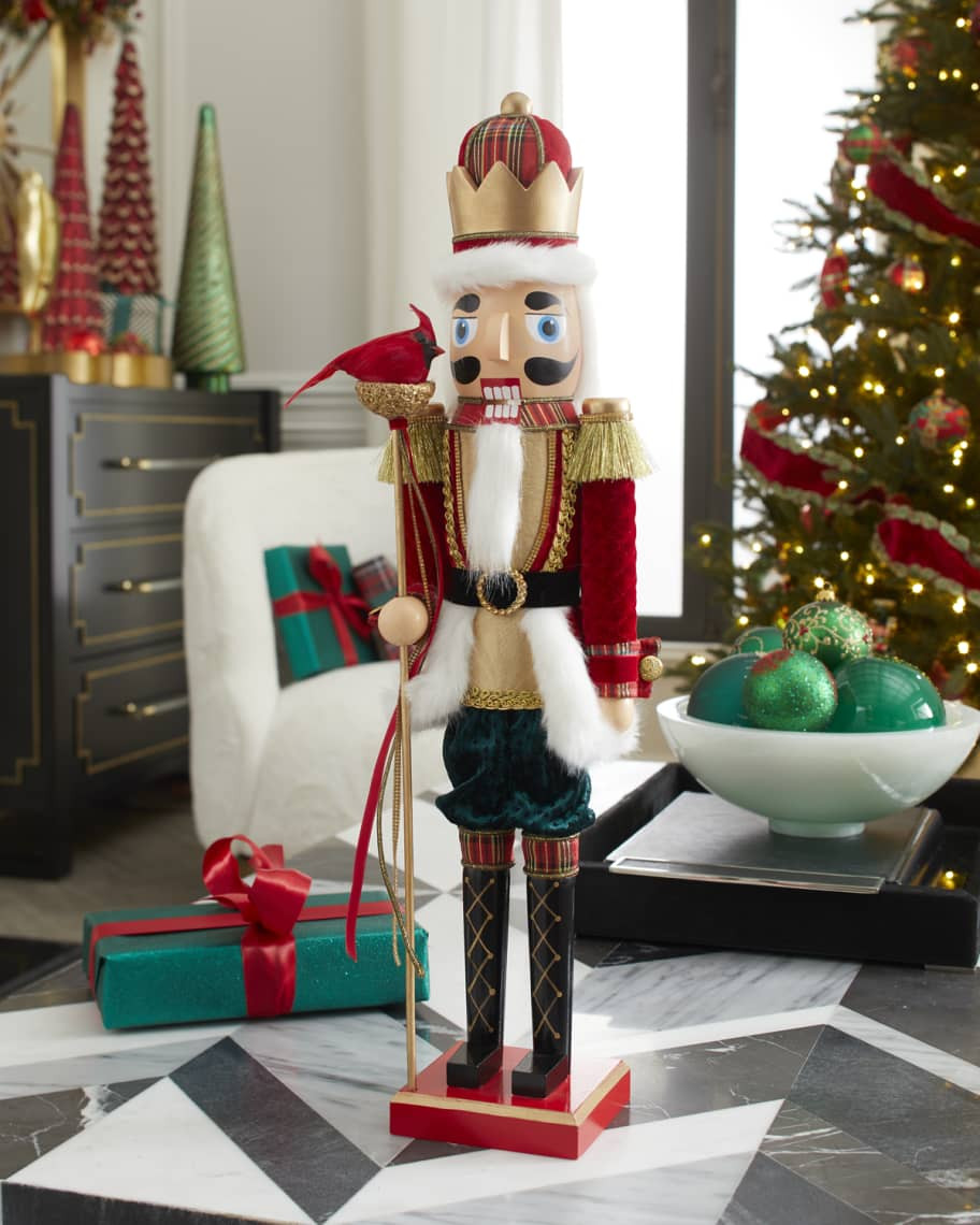 24"H Classic Christmas Nutcracker | Horchow