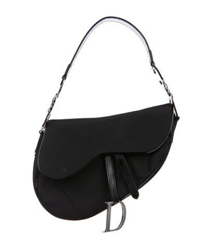 Christian Dior Nylon Saddle Bag Black Christian Dior Nylon Saddle Bag | The RealReal