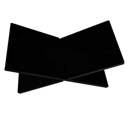 Ritadeshop Black Acrylic Book Stand/Acrylic Book Holder/Thick Open Book Display Stand/8mm | Amazon (US)