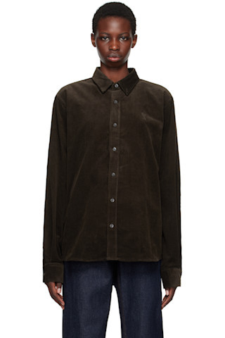 Brown Classic Fit Shirt | SSENSE