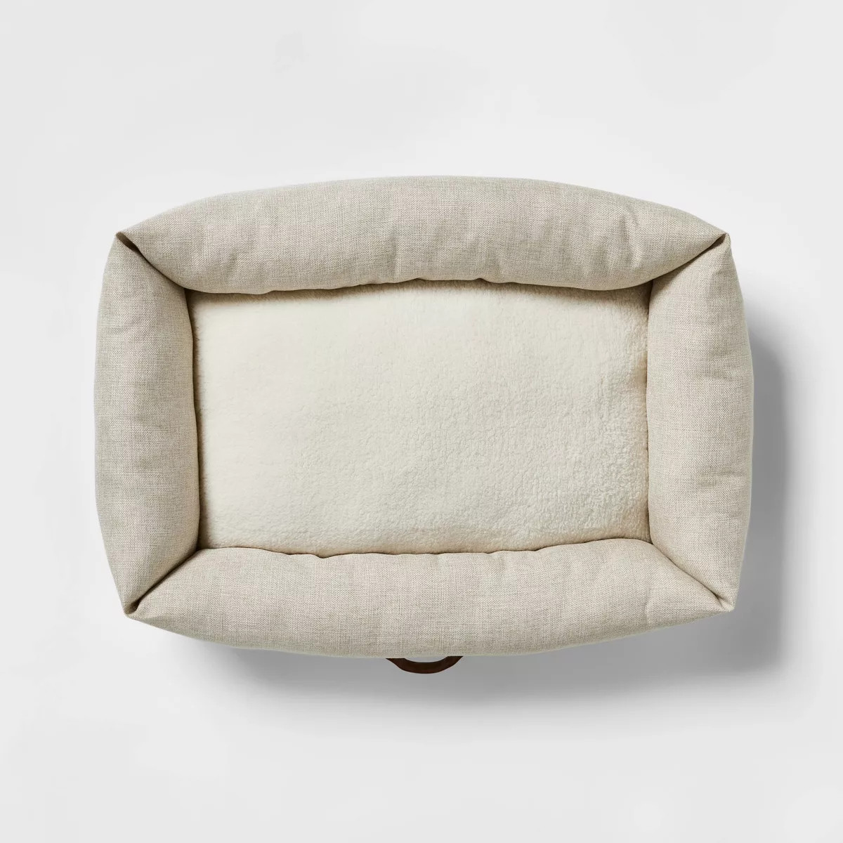 Neutral 4-Sided Bolster Dog Bed - Boots & Barkley™ - Cream | Target