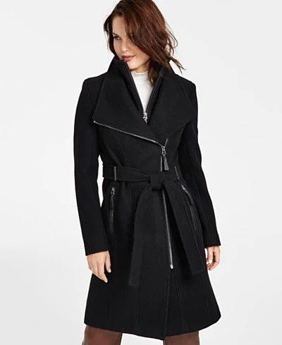 Women's Belted Wrap Coat, Created for Macy's | Macys (US)