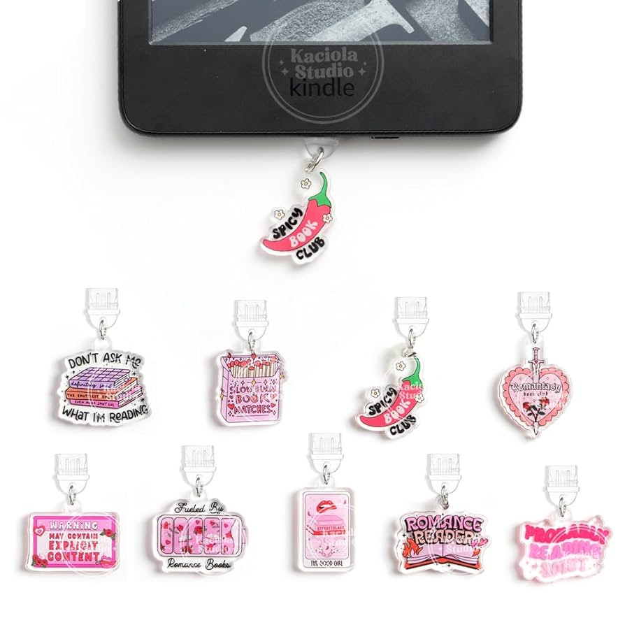 Kaciola 9 Pack Dust Plug Charm Type C for E Reader Paper White 11th, Dust Plug Accessories for Re... | Amazon (US)