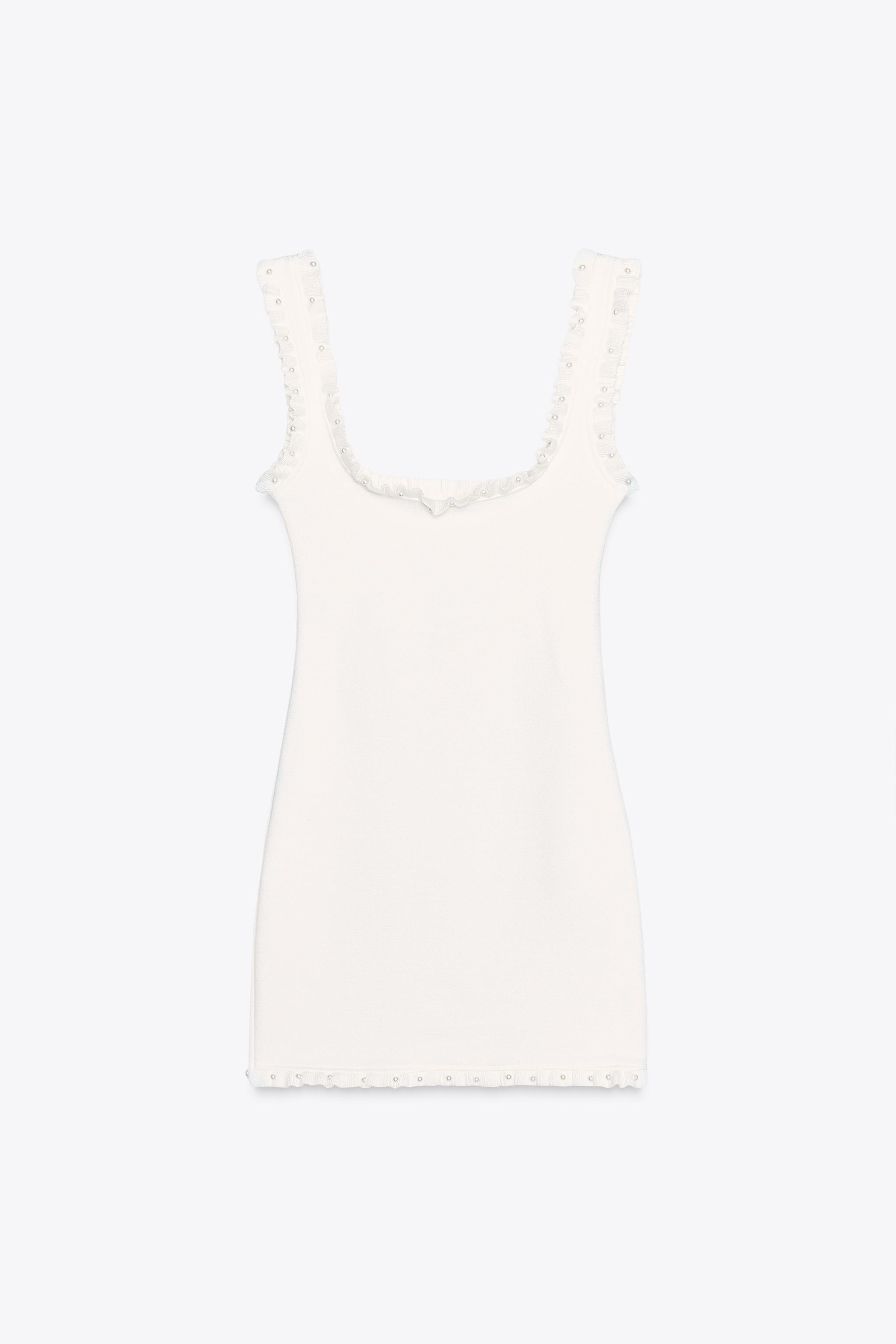KURZES KLEID MIT FOURNITUREN | Zara DE