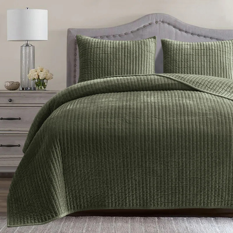 Velvet Quilted Quilt Set | Wayfair North America