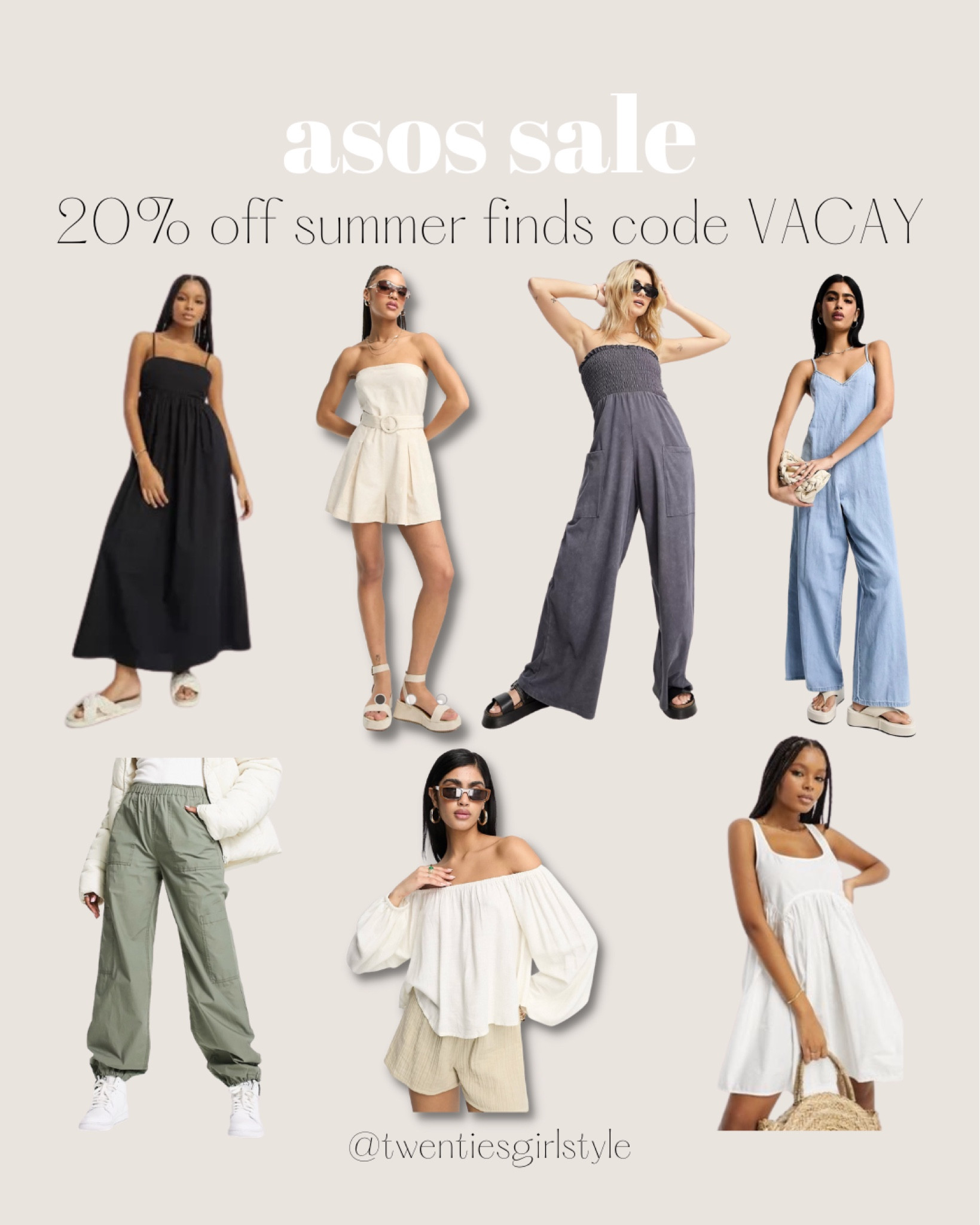 ASOS sale 🙌🏻🙌🏻 20% off with code VACAY

#LTKsalealert #LTKstyletip #LTKunder100