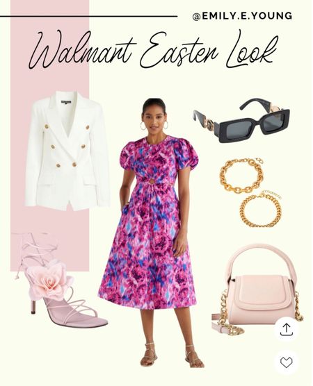 Walmart fashion, Easter dress, spring outfits, spring dress, date night outfit, resort style, blazer 

#LTKstyletip #LTKover40 #LTKSeasonal