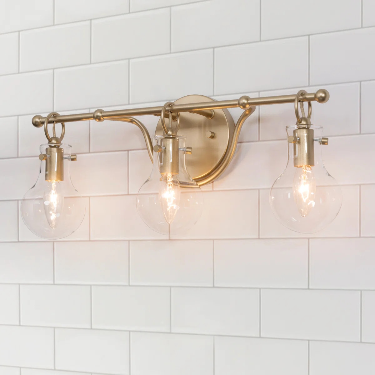 Sia 3 - Light Dimmable Bathroom Vanity Light | Wayfair North America