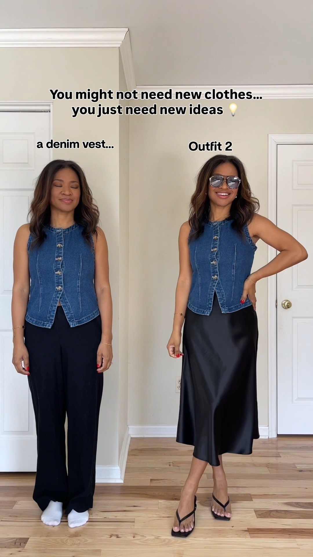 I’m wearing a small in the vest. I’m wearing a size 27 regular in the white pants. A small in the skirt and short shorts. Linking similar linen shorts just in case. My tan suede loafers run small so I would size up 1/2 size in those. The rest of my shoes are true to size. ￼

#ltkover40 #ltkgrwm #ltkootd