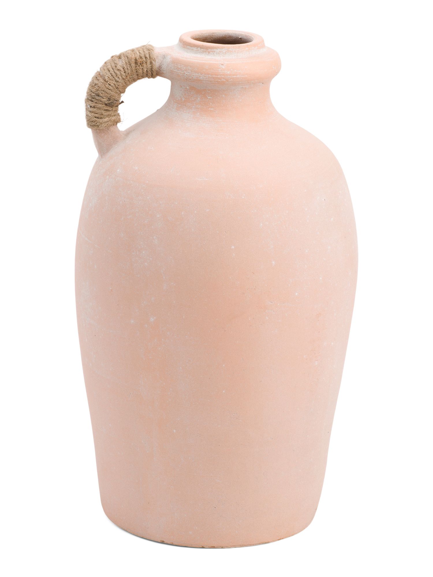 15in Terracotta Handled Vase | TJ Maxx