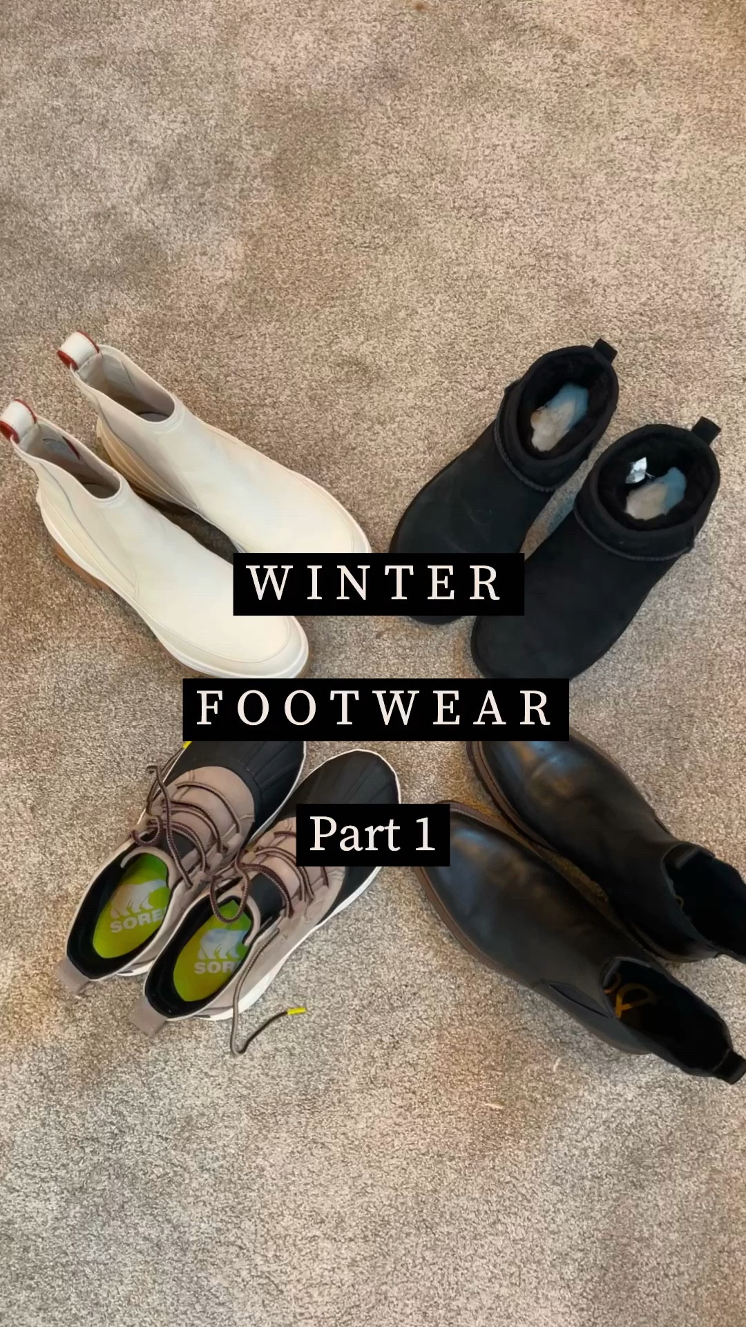 Part 1 of my winter footwear share ! I love and recommend all of these ♥️ The cream @sorel boots are currently on sale RN !!! 

#LTKshoecrush #LTKover40 #LTKstyletip