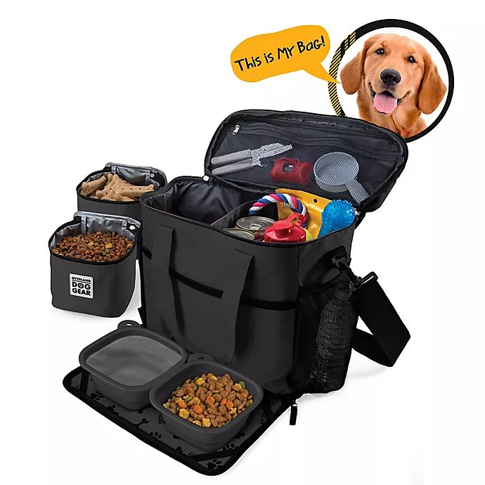 Overland Gear Week Away Dog Bag in Black | Bed Bath & Beyond