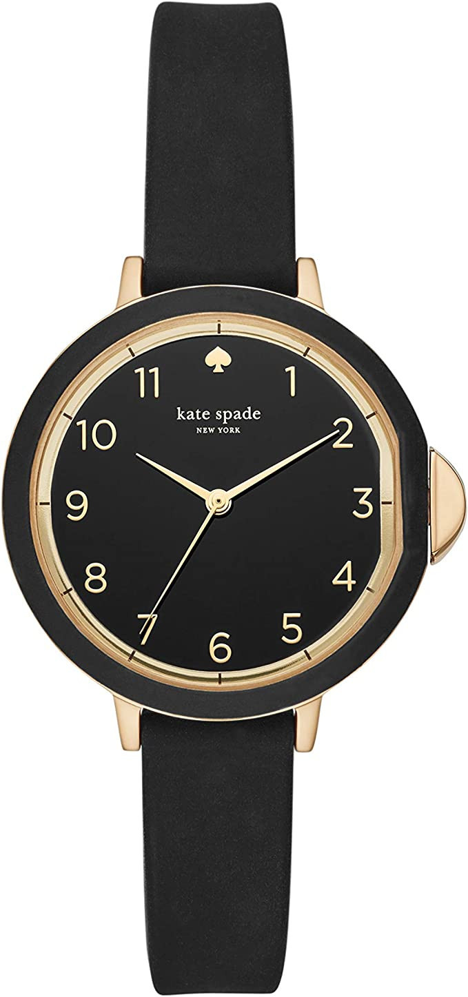 Kate Spade New York Women's Park Row Stainless Steel and Silicone Quartz Watch | Amazon (US)