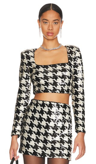 Darby Top in Black & White | Revolve Clothing (Global)