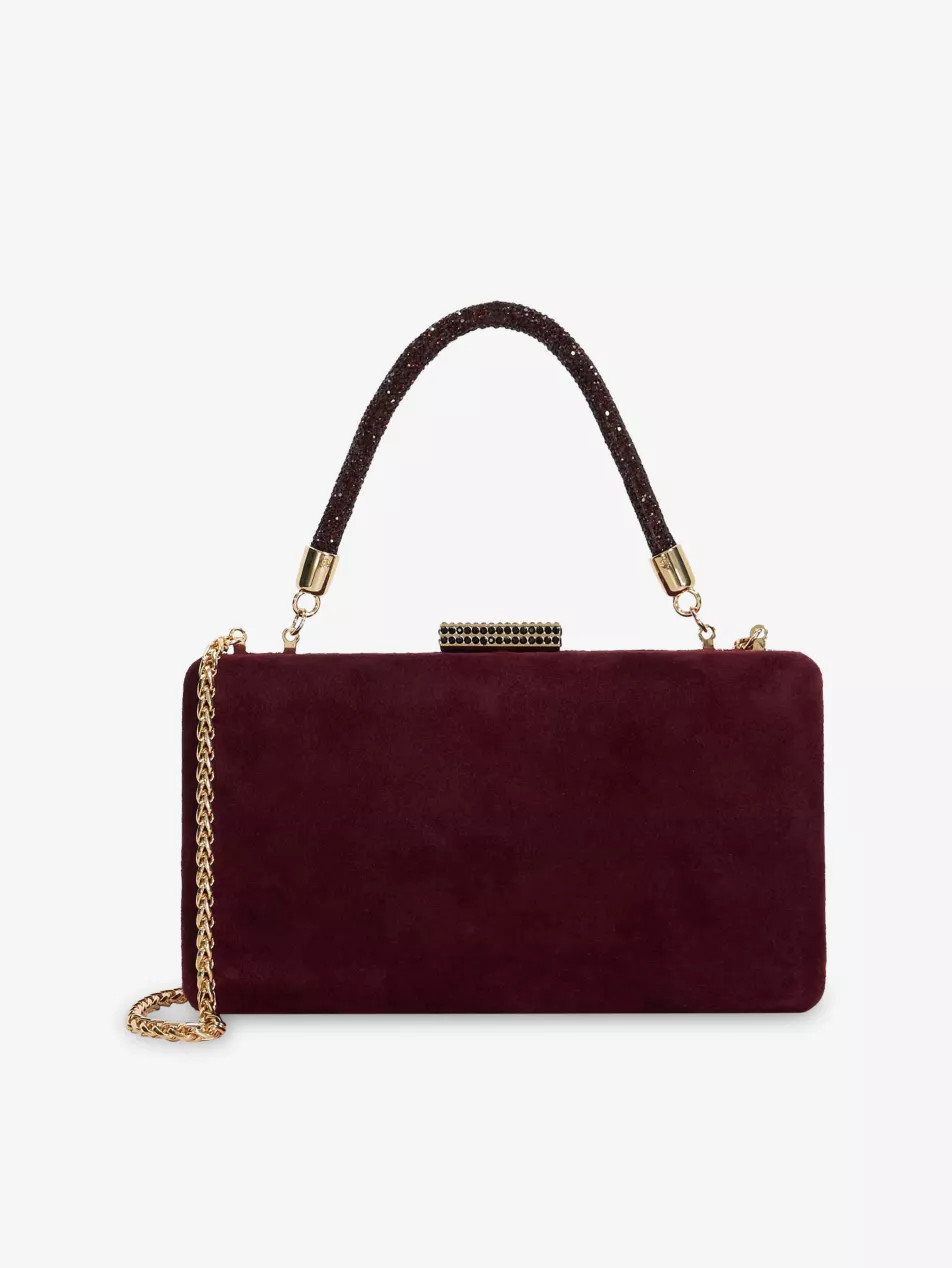 Beaut Suede Clutch Bag | Selfridges