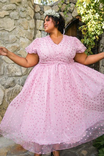 Adore You Dress in Pink Hearts | Ivy City Co