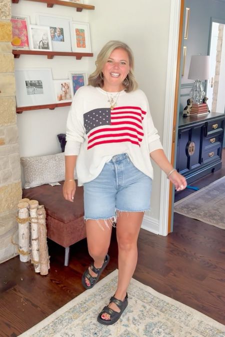 Size beautiful girlies unite! See ya later short shorts, these midthigh cutoffs are where it’s at for summer fun and comfort. Linked in LTK!

#momstyle #momlife #mombod #millennialmom #millennialmomstyle #whatiwore #summerstyle #momblogger