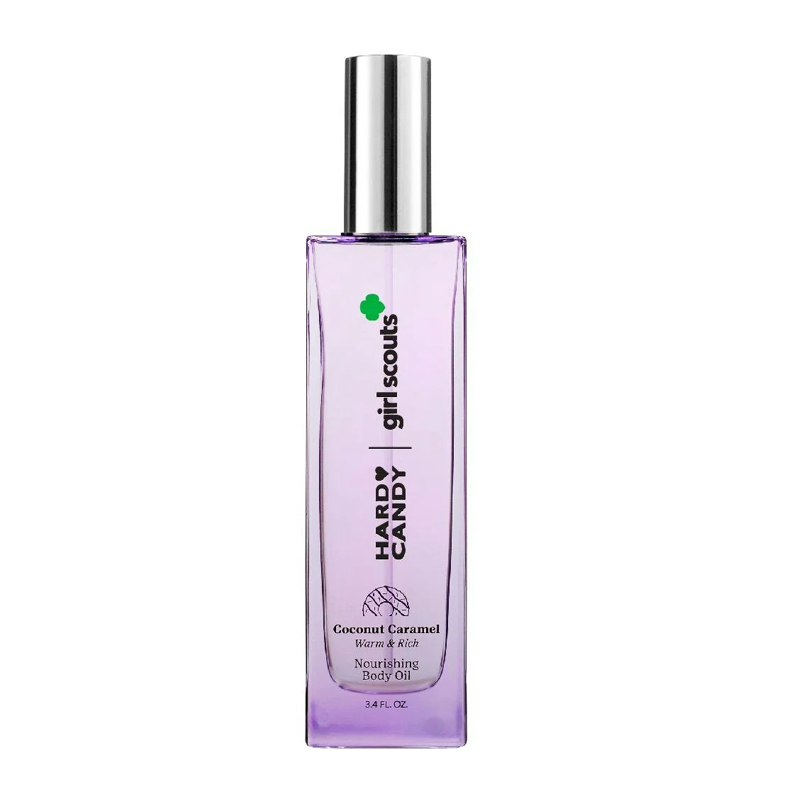 Hard Candy Girl Scouts Nourishing Body Oil with Jojoba Oil, Girl Scout Coconut Caramel Scent, 3.4... | Walmart (US)