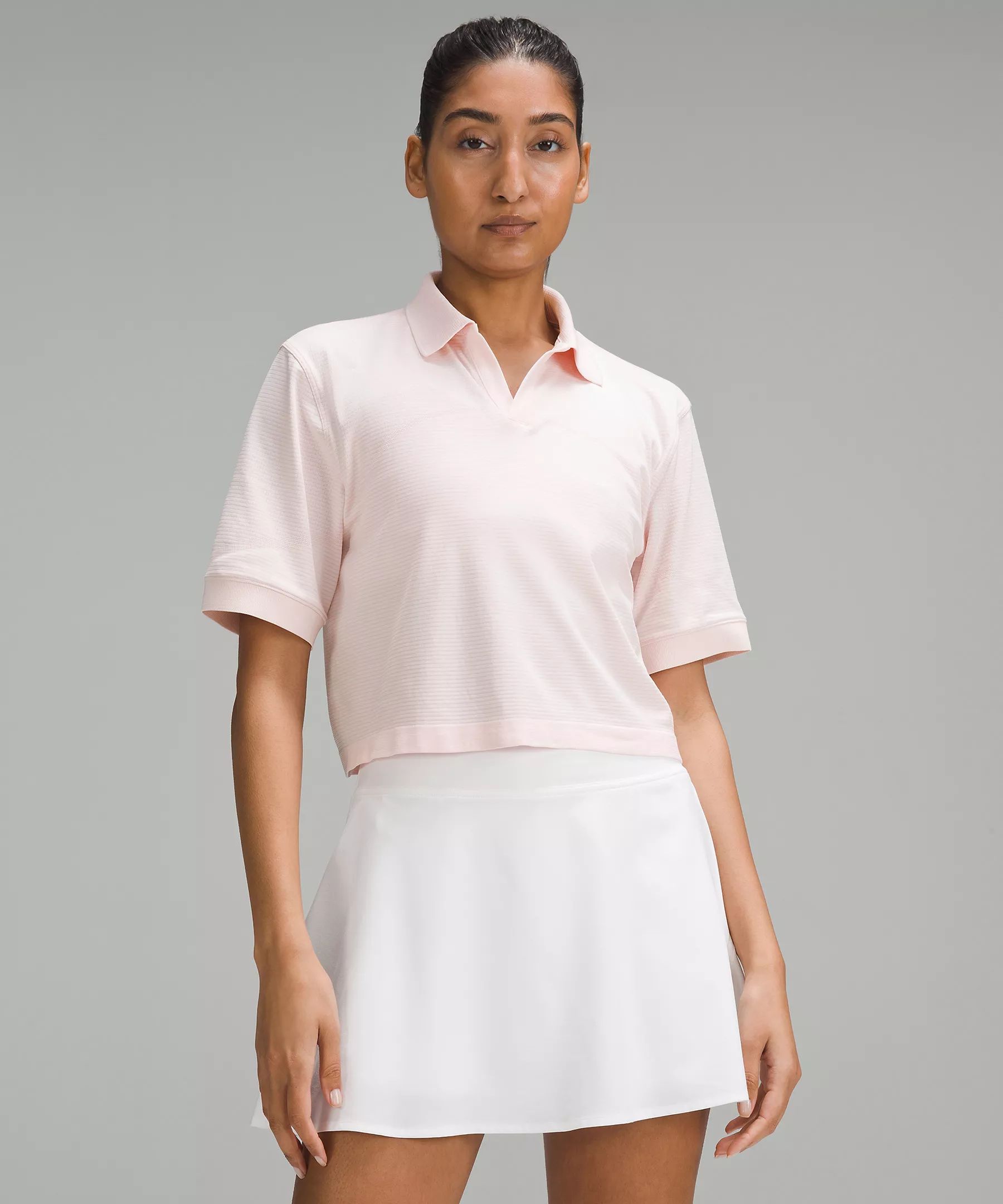 Swiftly Tech Relaxed-Fit Polo Shirt | Women's Short Sleeve Shirts & Tee's | lululemon | Lululemon (US)
