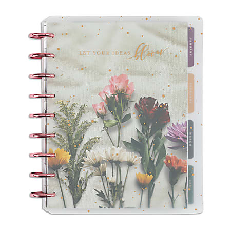 Happy Planner Weekly/Monthly Planner, 7” x 9-1/4”, Beautiful Blooms, January To December 2023... | Office Depot and OfficeMax 