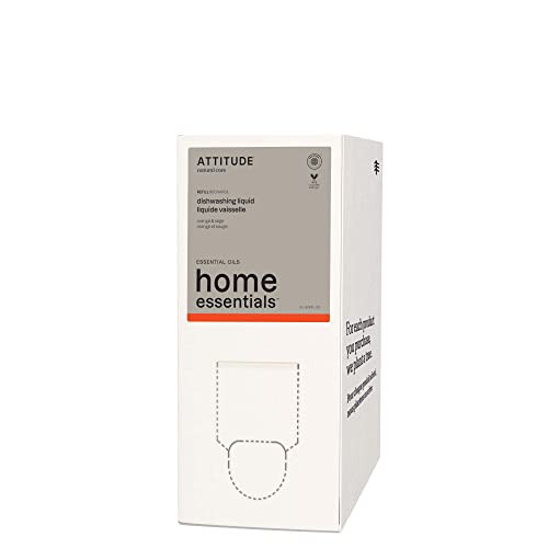 ATTITUDE Dish Soap, EWG Verified, Plant and Mineral-Based Ingredients, Vegan and Cruelty-free Household Products, Orange and Sage, 67.6 Fl Oz | Amazon (US)