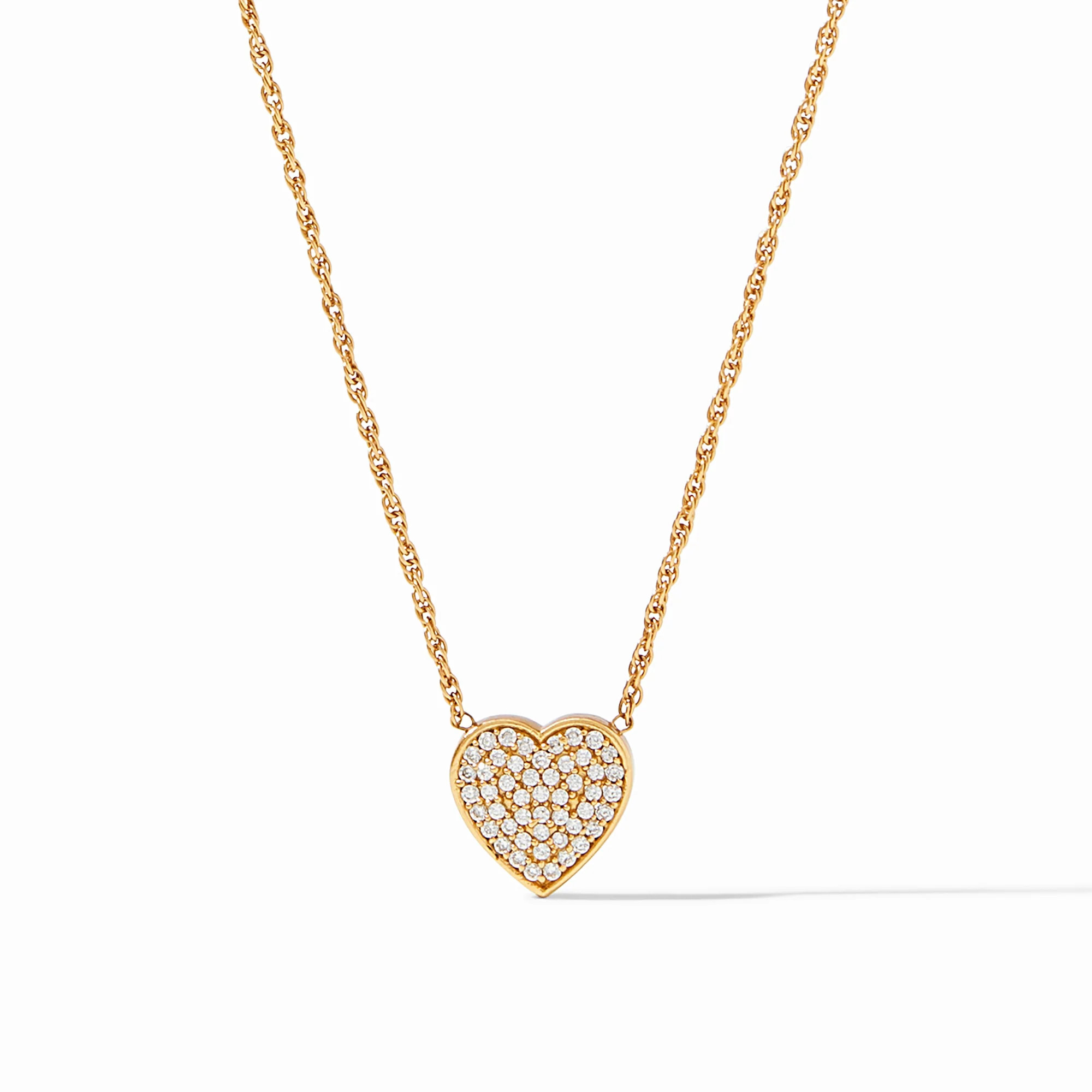 Heart Pavé Delicate Necklace | Julie Vos | Julie Vos