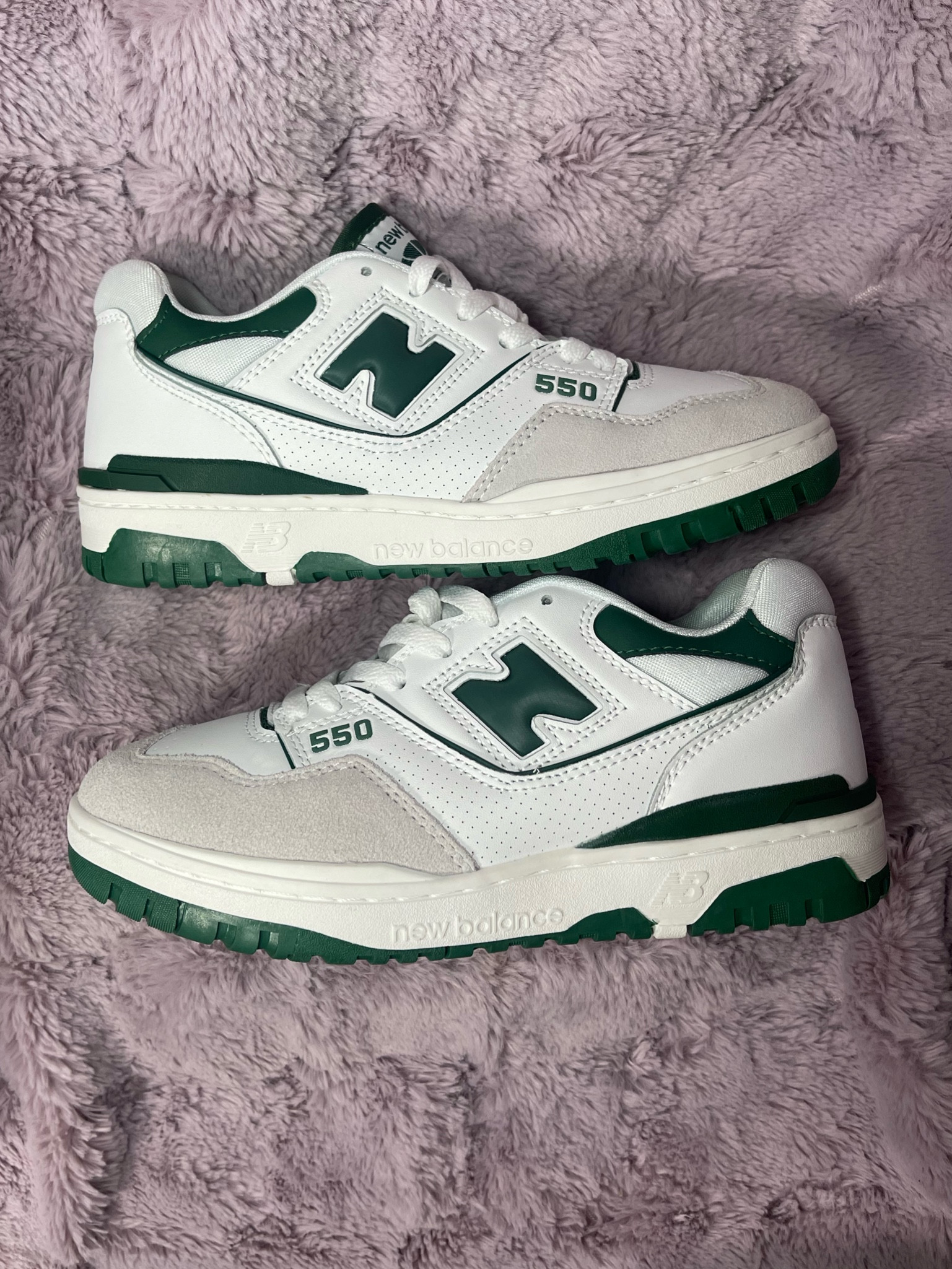 New Balance 550s | dhgate find | trending sneakers | true to size follow sizing chart #LTKunder50 

#LTKsalealert #LTKshoecrush