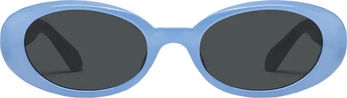 Felt Cute 52mm Gradient Small Oval Sunglasses | Nordstrom
