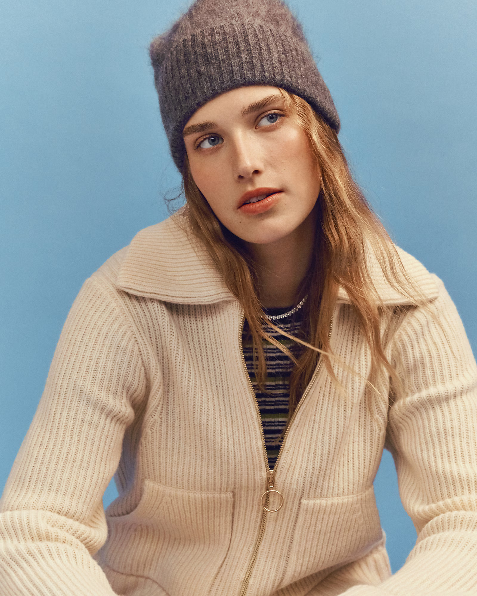 Collared full-zip sweater in merino wool | J. Crew US