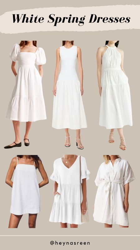White dresses I’m loving for spring 🤍🌸

#LTKstyletip #LTKSeasonal #LTKfindsunder50