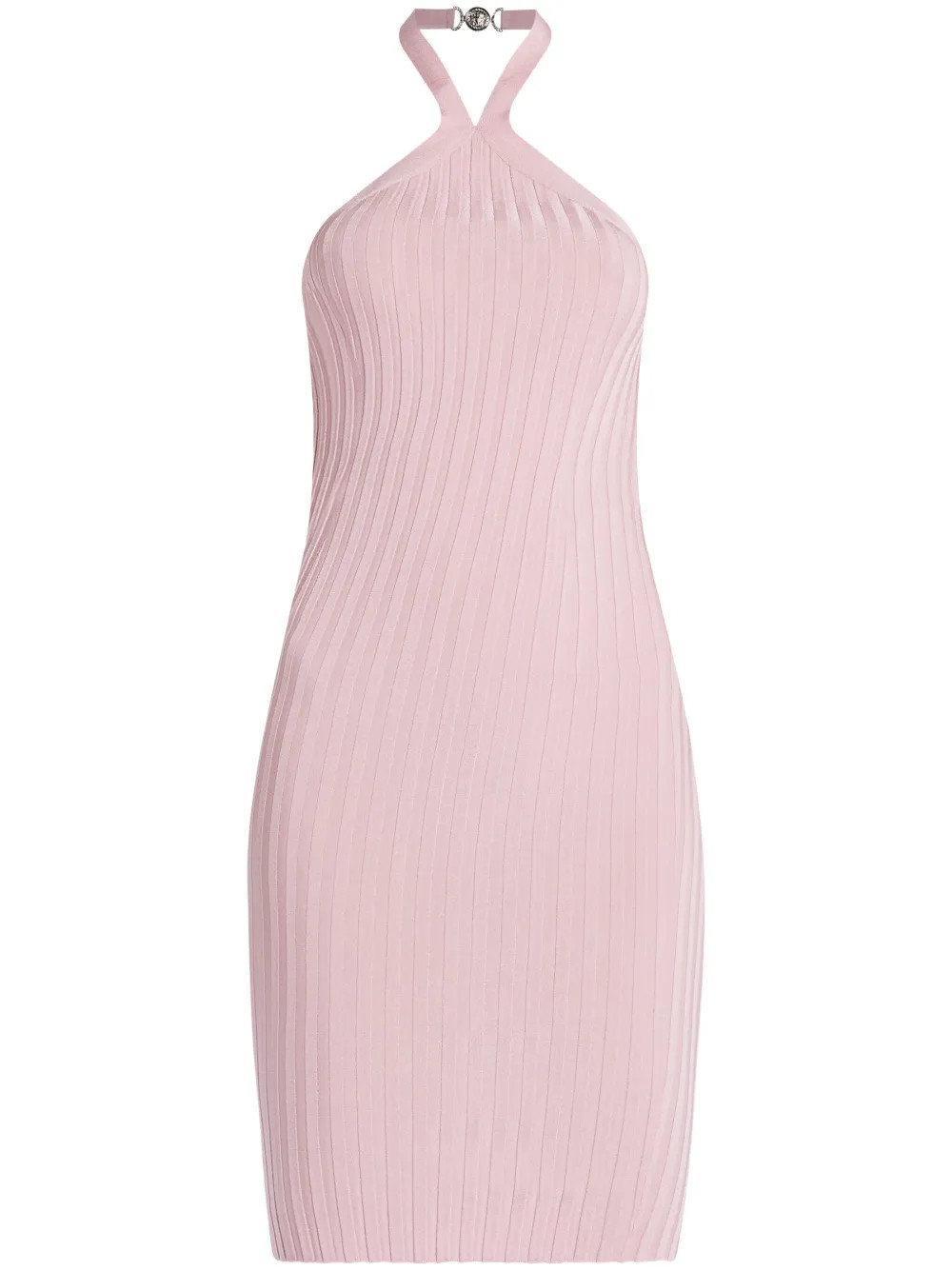 Versace Halterneck Dress | Pink | FARFETCH | Farfetch Global