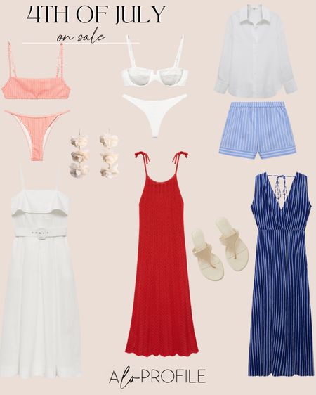 4th of July outfit ideas!!  🇺🇸 Love these. Also on sale right now! 😍 Use code MNGVIP on any order over $210! 

#LTKSummerSales #LTKSeasonal #LTKStyleTip