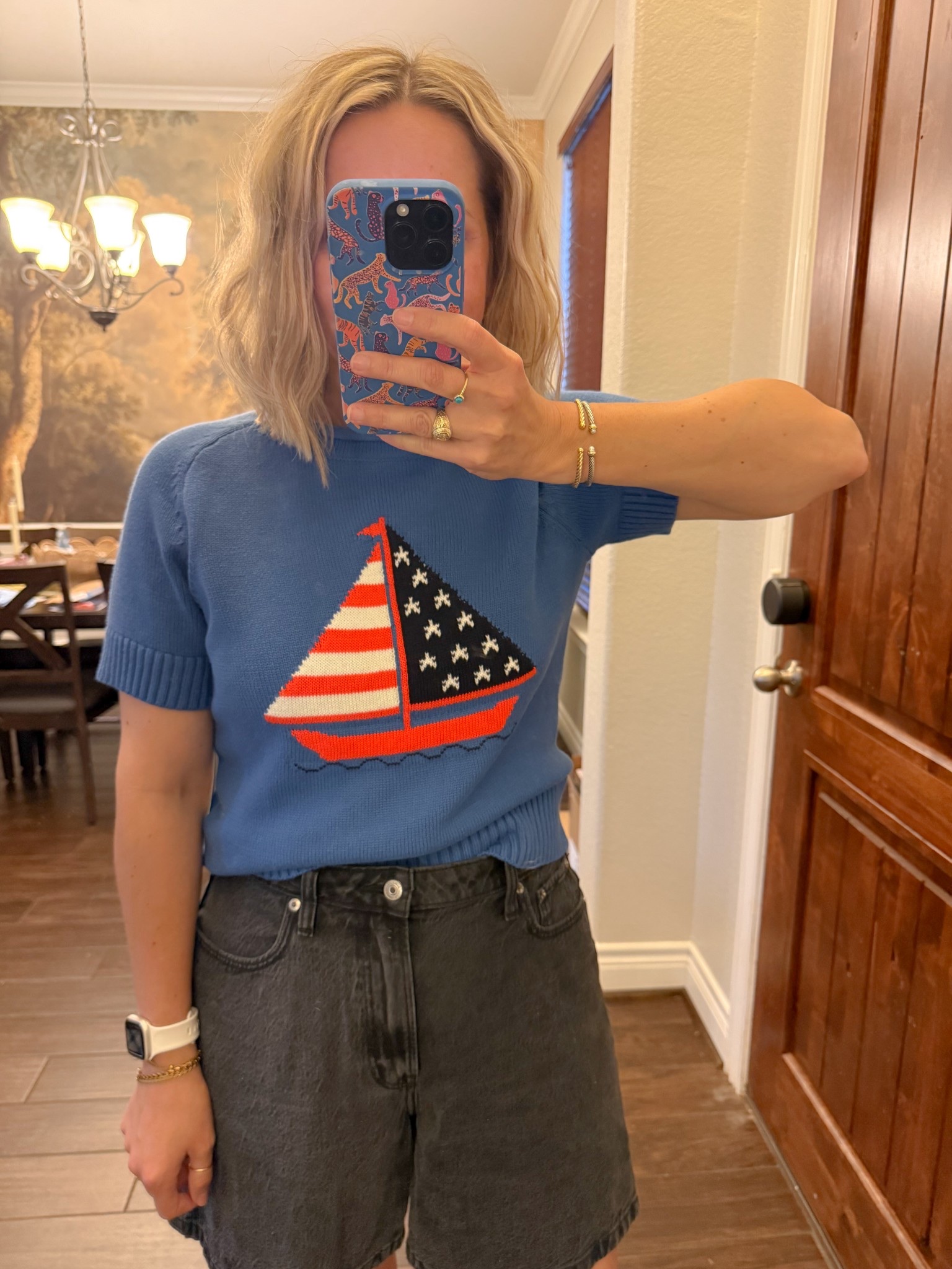 Summer sweater is restocked!! Size up one  

#LTKootd #LTKSeasonal #LTKOver40