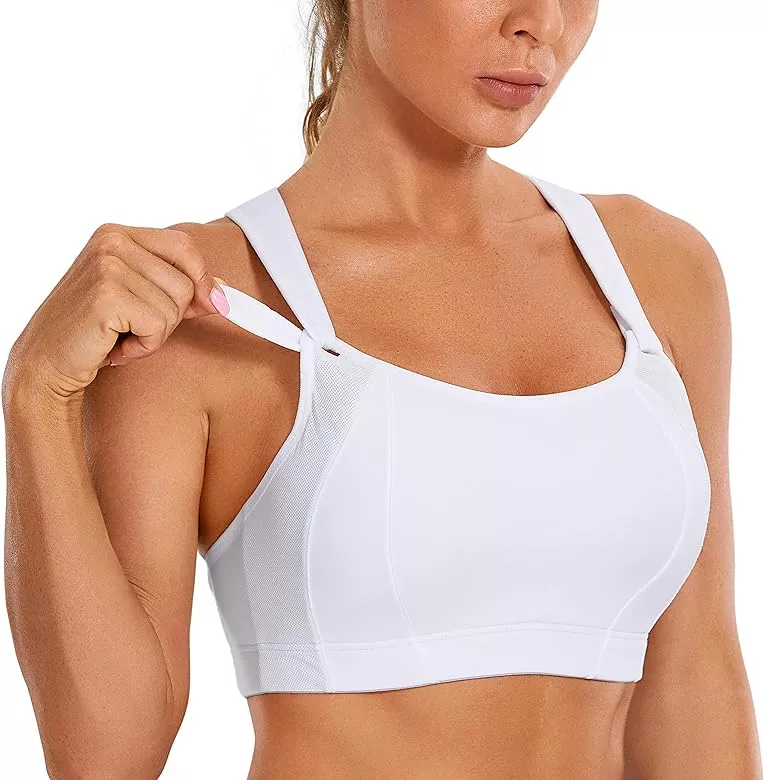 Brooks Fiona Medium Support Wireless Sports Bra White Size 36 C - $25 -  From Alyssa