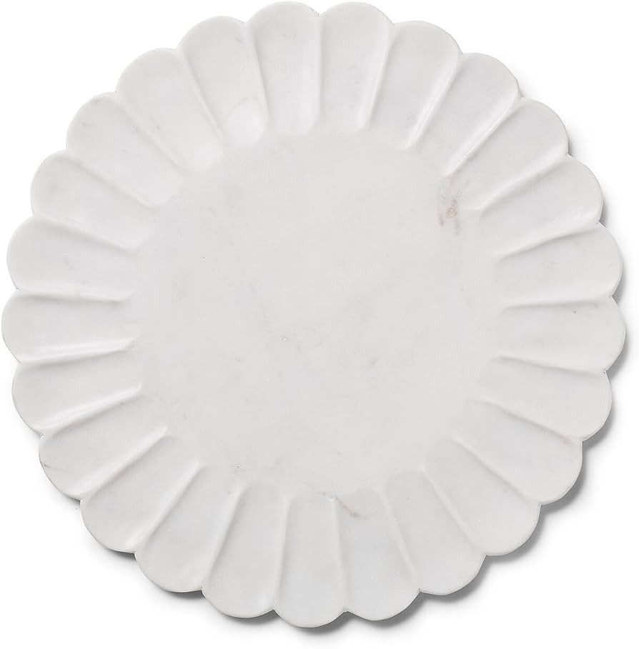 Sur La Table Round White Marble Platter | Amazon (US)